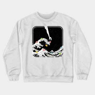 The great doughnut wave off Kanagawa Crewneck Sweatshirt